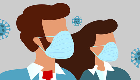 Wuhan Novel coronavirus (2019-nCoV),  woman and man in suit with